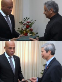 Haïti - Diplomatie : Deux nouveaux Ambassadeurs accrédités en Haïti