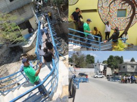 Haiti - Reconstruction : Visit of neighborhoods Nerette and Morne Hercule rehabilitated by the project 16/6