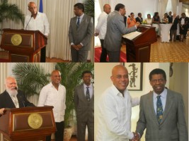 Haiti - Literature : Dany Laferrière honored at the National Palace