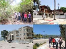 Haiti - Tourism : Tour of Minister of Tourism of ongoing projects in Jacmel