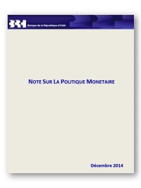 Haïti - Économie : Note sur la Politique monétaire de la BRH (octobre-décembre 2014)