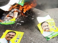 Haïti - Jacmel : Importante manifestation contre Joseph Lambert et INITE