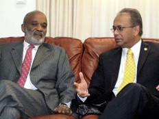 Haïti - Élections : Rencontre Albert Ramdin-René Préval