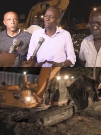 Haïti - Politique : Tournée nocturne de chantiers, du Président Moïse