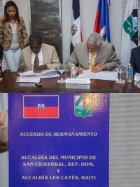 Haïti - Politique : Jumelage entre les Cayes et 2 villes Dominicaine