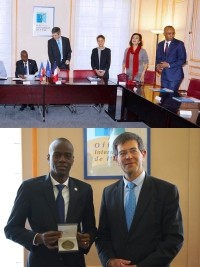 Haïti - France : Jovenel Moïse a visité l'OIEau