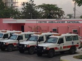 Haiti - Brazil : Inauguration of the works of the National Ambulance Center