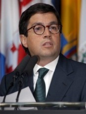 Haiti - Reconstruction : Visit of the IDB president, Luis Alberto Moreno