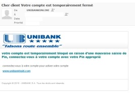 Haïti - FLASH : Tentative d’arnaque avec de faux mails de la UNIBANK