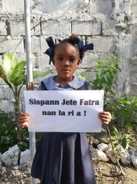 Haiti - Environment : A businessman blocks the landfill of Limonade