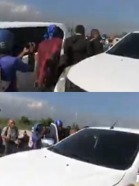 Haiti - FLASH : Senator Féthière fires on protesters and explains