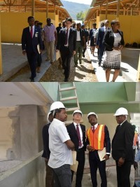 Haïti - Reconstruction : Visite de suivi de chantiers financés par le Japon
