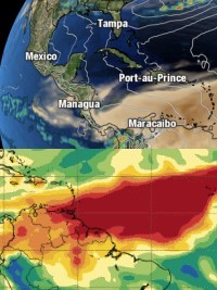 Haïti - ALERTE Météo : Poussière de sable du Sahara et nuages de dioxyde de soufre