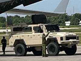 Haiti - FLASH : The first new armored vehicles for the PNH have arrived