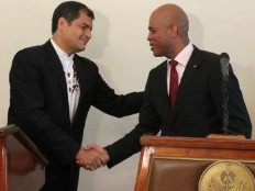 Haiti - Reconstruction : For Rafael Correa «the hope is named Haiti»