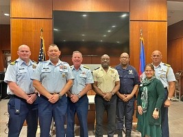 Haiti - US Coast Guard : Visit to Haiti of Rear Admiral Brendan C. McPherson