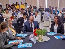 Haïti - Politique : Le P.M. au lancement officiel de l'alliance des plateformes d'organisations de femmes (Vidéo)