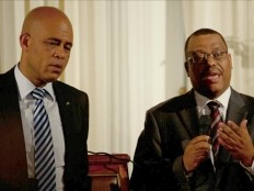 Haïti - Politique : Conférence de presse Martelly - Conille