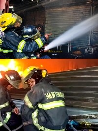 Haiti - FLASH : The 2000 market located in Delmas 29, destroyed in a fire