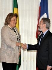 Haïti - Social : Dernière journée de travail de Sophia Martelly à Brasilia