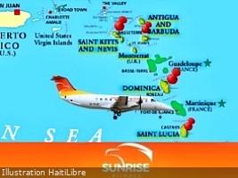 Haiti - FLASH : Sunrise Airways new network of connections in the Eastern Caribbean