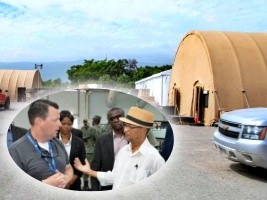 Haïti - Sécuité : Un conseiller du CPT visite la base en construction de la force multinationale 