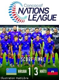 Haïti - FLASH : Ligue des Nations, Victoire des Grenadiers contre Aruba [3-1] (Vidéo)
