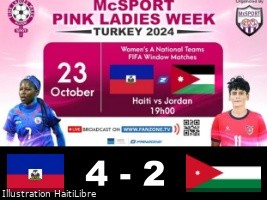 Haïti - «Pink Ladies Week» : Victoire de nos Grenadières [4-2] contre la Jordanie (Vidéo)