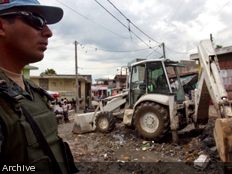 Haiti - Reconstruction : The Engineering contingents of the Minustah are at work