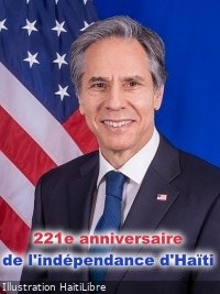Haiti - 221st Independence Day : Message from Secretary of State Blinken