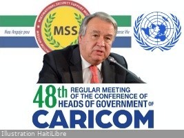 Haiti - Politic : António Guterre proposes a formula for a security force capable of defeating gangs in Haiti