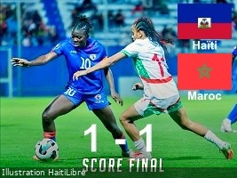 Haïti - Football : Match amical international Haïti vs Maroc [1-1] (vidéo)
