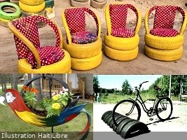 Haïti - Environnement : Formation sur la transformation et la valorisation des pneus usagés