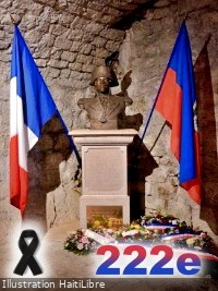 Haiti - Commemoration : 222nd anniversary of the death of Toussaint Louverture