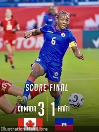  Haïti - Match retour : Sans démérité, nos Grenadières s’inclinent devant le Canada [3-1] (vidéo)