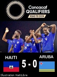 Haïti - FLASH : Éliminatoire Mondial 2026 Haïti écrase Aruba [5-0] (vidéo)