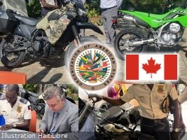 Haïti - Sécurité : Don de 90 motos Kawasaki et d’équipements logistiques à la PNH