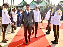 Haiti - Politic : Laurent Saint-Cyr in Doha, Qatar