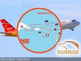 Haiti - Transportation : Sunrise Airways opens a new regional hub in the Dominican Republic