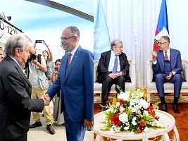 Haïti - Politique : Visite éclair en Haïti  d’António Guterres, SG de l’ONU