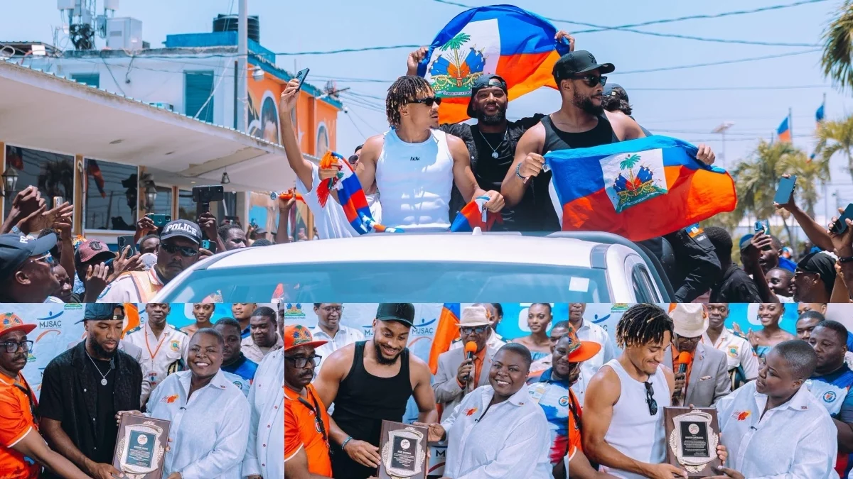 Haïti - Sports : 3 Grenadiers de la Coupe du monde en visite en Haïti