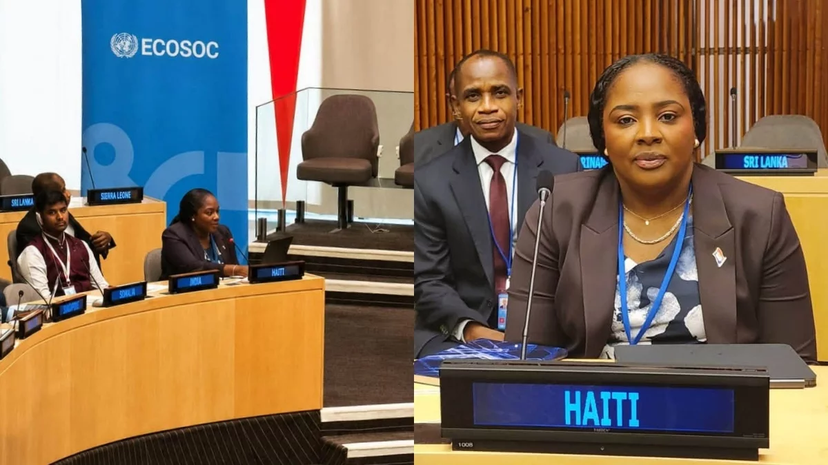 Haïti - ECOSOC : La Ministre Paulemon, appelle à adapter les ODD aux réalités des pays vulnérables