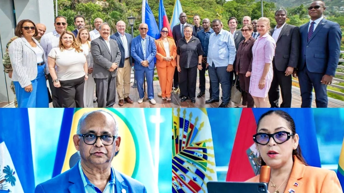 Arrival in Haiti of the OAS Secretary General at the head of a high-level delegation