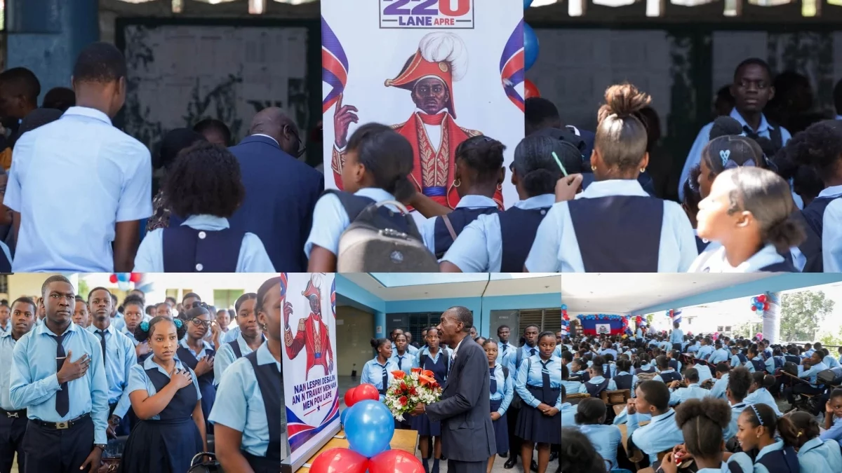 Haiti - 220th : Students commemorate the assassination of Dessalines