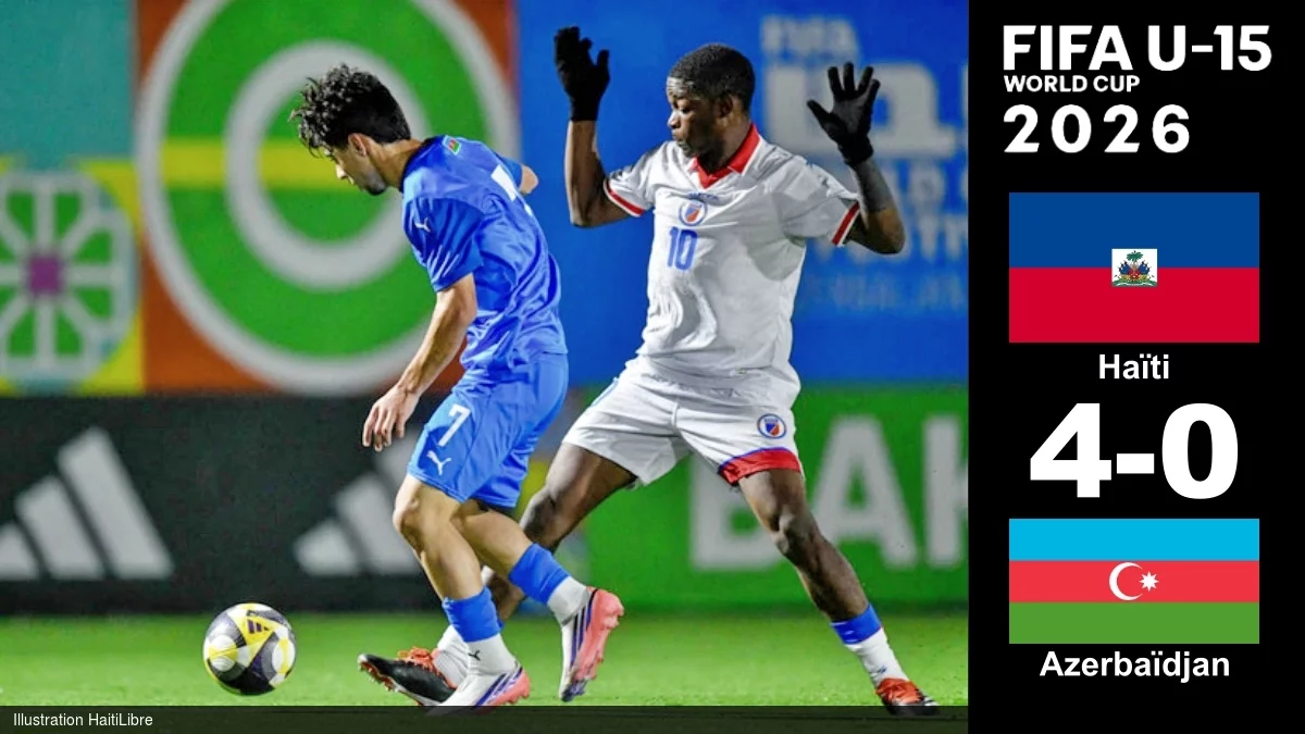 Haiti - FLASH : U-15 World Cup victory against Azerbaijan [4-0], Haiti qualifies