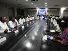 Haïti - Social : Laurent Lamothe a rencontré le secteur Vodouisants