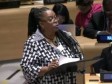 Haïti - Social : Intervention de la Ministre Rose Anne Auguste aux Nations Unies