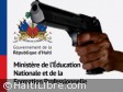 Haiti - Security : The Ministry of Education presents its sympathies...