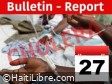 Haiti - Cholera : 1,529 people hospitalized, 44 institutional deaths