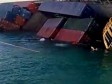 Haiti - FLASH : A barge loaded with containers sank at Port-Lafiteau